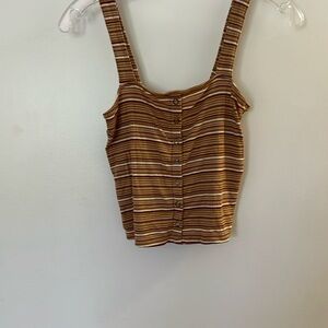 American Eagle Soft & Sexy Ribbed Striped Tank